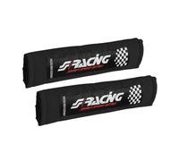 Simoni Racing CC2/N-V Universal Seat Belt Protectors, Black