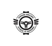 SIMONI RACING CR/SB Contoured Sticker Stock Is Boring 63mm