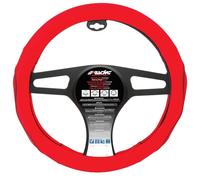 SIMONI RACING CVT/69R Universal Steering Wheel Cover Pretty Red, Red Black Inserts