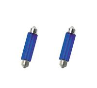 Simoni Racing IB1/W-36 Siluro Halogen Bulbs, 12 V/ 5 W, 36 mm, Set of 2