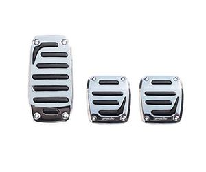 Simoni Racing Joker Smile Sports Pedals Set - Chrome/Black (Manual)