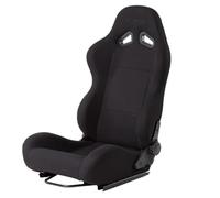Simoni Racing Max Sports Seat Black Double-Sided Adjustable Backrest Including Rails