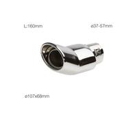 Simoni Racing Oval And Inclined Stainless Steel Exhaust Terminal DTM