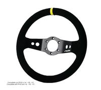 Simoni Racing RALLY Universal Suede Steering Wheel Black 320mm