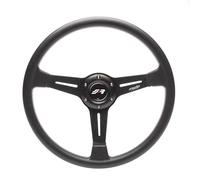 Simoni Racing SLAG Sport Steering Wheel with Three Spokes, Universal Black