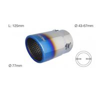 Simoni Racing Stainless Steel Straight and Inclined Titanium TRX/21B Exhaust Tip