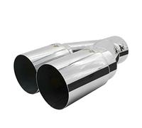 SIMONI RACING TRX/107 Universal Exhaust Terminal Dual Output, Stainless Steel