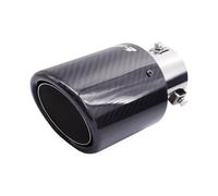 Simoni Racing TRX/120C - Universal Exhaust Tip, 102mm Angled Single Outlet, Stainless Steel and Carbon