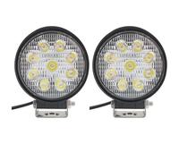 Simoni Racing Universal Auxiliary Headlights 112mm - LED - Black - Set of 2 pieces