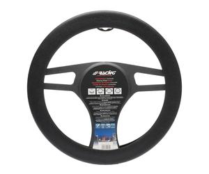 Simoni Racing Universal Silicone Soft Touch Steering Wheel Cover Black 37>39 cm