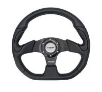 Simoni Racing Universal Steering Wheel X2 Smooth Black Eco-leather 330 mm