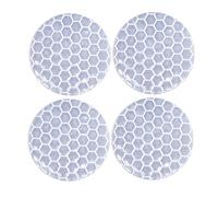 Simoni Racing WRS Kit 4 Universal Reflective Stickers, White