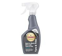 Simoniz Back to Black Tyre Shine 500 ml - Wet Look Tyre Dressing for Deep Black Gloss Finish - Non-Greasy Tyre Shine Spray That Restores Faded Tyres and Trim - Long Lasting Wet Look Shine