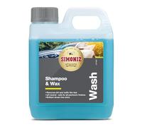 Simoniz Car Shampoo & Wax 1L, 2-in-1 Car Shampoo, Deep Car-Cleaning With Carnauba Wax Protection, Use In A Bucket Or Snow Foam Cannon To Get Tough On Dirt & Grime, Safe For All Paintwork, 1 Litre