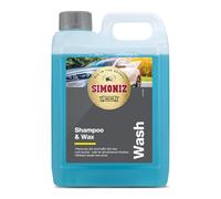 Simoniz Car Shampoo & Wax 2L, 2-in-1 Car Shampoo, Deep Car-Cleaning With Carnauba Wax Protection