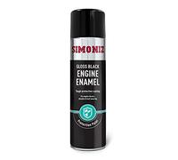 Simoniz Engine Paint, Easy To Use Gloss Black Spray Paint For Your Engine, Perfect Enamel Paint For Motorcycle & Car Engine, Tough & Durable Paint, Gloss Black, 500ml