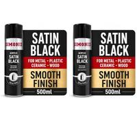 Simoniz HOLST SIMP16C Satin, 500 ml, Matt Black (Pack of 2)