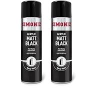 SIMONIZ HOLST SIMP17 Spray Paint, 500ml Black (Pack of 2)