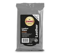SIMONIZ Leather Car Wipes, Eco Friendly Biodegradable Car Cleaning Wipes To Restore & Protect Car Interior, Essential Car-Cleaning Products, Leather