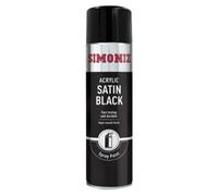 Simoniz Satin Black Acrylic Car Smooth Finish 500Ml