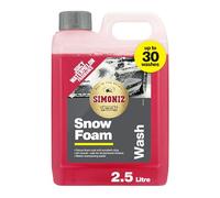 Simoniz Snow Foam Car Prewash: High-Cling Thick Foamer Car Wash Formula, pH Neutral and Gentle on All Paintwork, Waxes, and Sealants - Juicy Watermelon Scent - 2.5 Litres