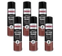 SIMONIZ Spray Paint Aerosol 500ml Red Oxide Primer x6