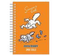 Simon's Cat A5 Diary 2026, General Diaries, Week To View, Humour, Gift