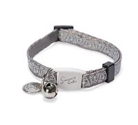 Simon's Cat by Karlie Cat Collar, Nylon, Grey, 20-30 x 1 cm