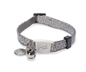 Simon's Cat by Karlie Cat Collar, Nylon, Grey, 20-30 x 1 cm