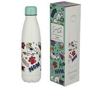 Simon's Cat Pawsome Turquoise/White Printed Insulated Flask 100% Stainless Steel Capacity 500 ml