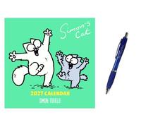 Simons Cat Wall Calendar 2027 + EXCLUSIVE LIMITED EDITION PEN