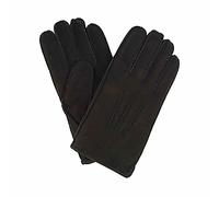 Simons Leather Mens Black 100% Sheepskin Gloves (Large)