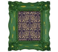 Simon's Shop 15x20 cm Picture Frames Baroque Picture Frame 6x8 inch Shabby Chic Photo Frames in Moss Green