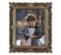 Simon's Shop 20x25 cm Picture Frame Vintage Picture Frames for Tabletop and Wall Display, Black Photo Frame 8 by 10 with Glass Photo Cover