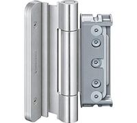 Simonswerk 5 080828 0 11085 Door Hinge BAKA Protect 4040 3D FD Without Pin Lock 1 Set = 3 Items Steel galvanised Silver.