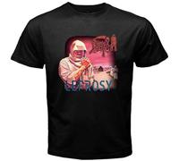 SIMOROL Death Leprosy Men T Shirt Tops Tee Black L