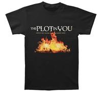 SIMOROL Men's Plot in You Men's Album T-Shirt T-Shirt Black S
