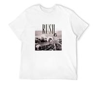 SIMOROL Rush Permanent Waves T Shirt Mens White L