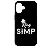 Simp King - Sarcastic Egamer & Egirl Internet Meme Nation Case for iPhone 16