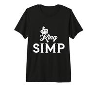 Simp King - Sarcastic Egamer & Egirl Internet Meme Nation Premium T-Shirt