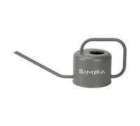 simpa 1.1 Litre Colour Metal Watering Can with Long Spout in Grey simpa Grey
