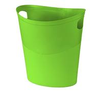Simpa® 10L 10 Litre Plastic Flexi Storage Bin Home Kitchen Garden Bedroom Toy Camping Portable Storage Container - Made in The UK - Lime Green - Set of 8