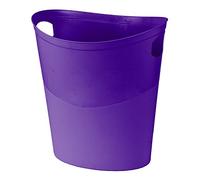 Simpa® 10L 10 Litre Plastic Flexi Storage Bin Home Kitchen Garden Bedroom Toy Camping Portable Storage Container - Made in The UK - Purple - Set of 8