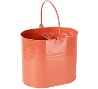 Simpa 15L Orange Black Large Steel Mop Bucket With Handle