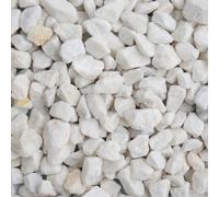 Simpa 20mm Arctic White Chippings Bag 20Kg