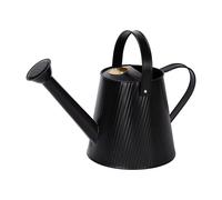 simpa 3 Litre Colour Metal Watering Can with Rose in Black simpa Black