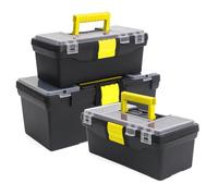 simpa 3PC Organiser Set: Includes a 16" Toolbox, 13" & 10" Tool Organiser