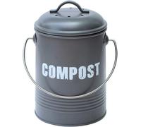 Simpa 3L Grey Compost Food Waste Recycling Bin Caddy