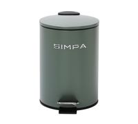 simpa 3L Slim Soft-Closing Pedal Dustbin in Green simpa Green