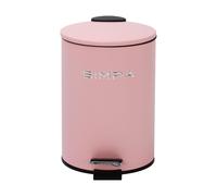 simpa 3L Slim Soft-Closing Pedal Dustbin in Pink simpa Pink